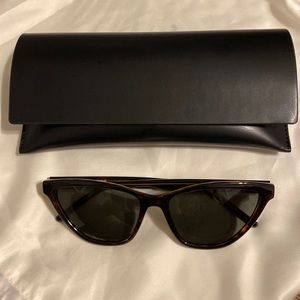 Womens Saint Laurent cateye sunglasses